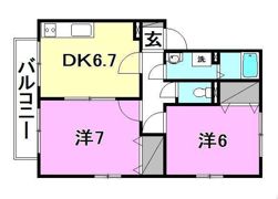 エムセリア B棟の間取り画像