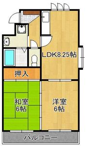 リビヨン藤嶋の間取り画像
