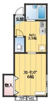城山荘の間取り画像