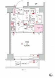 ベルシード新大橋の間取り画像