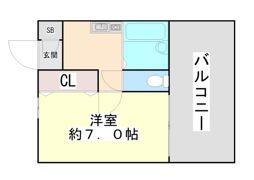 グレースハイツ六甲の間取り画像