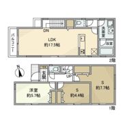 北烏山戸建の間取り画像