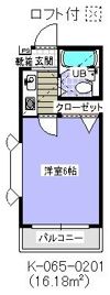 プルミエ弐番館(K-065)の間取り画像