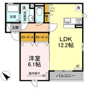 Bright Halu eastの間取り画像