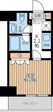 City Lux Tobeの間取り画像