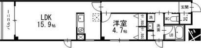 覚王山アパートメントの間取り画像