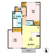 カーサ クレールの間取り画像