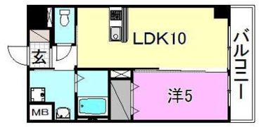GARIREO VINGT‐CINQ TERRACEの間取り画像