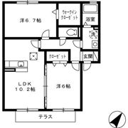 パークハイム A棟の間取り画像