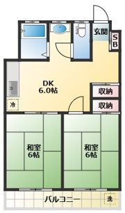 宮崎ビルディングメゾン小岩の間取り画像