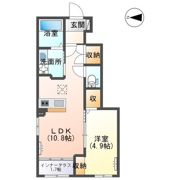 グランディール高屋敷A棟の間取り画像