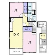 アベニールD Ⅰの間取り画像