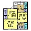 見内山貸家の間取り画像