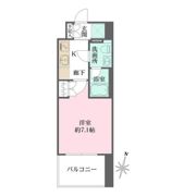 ベルフェリーク横濱山下町の間取り画像