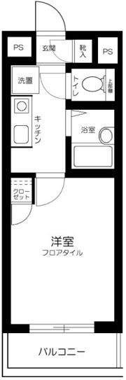 スカイコート新宿落合第6の間取り画像