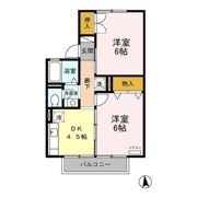 エピナール Aの間取り画像