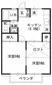 ヴィヴレスクエアの間取り画像