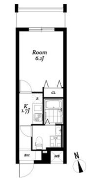レジディア浅草吾妻橋の間取り画像