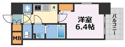 エスリード南堀江グランツの間取り画像