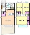 Dーroomヴィラ・西長住弐番館の間取り画像