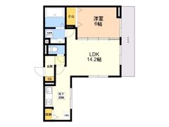D－ROOM飯倉2丁目の間取り画像