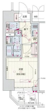プレサンス神戸元町ベルシオンの間取り画像