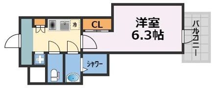 ファーストフィオーレ九条Ⅱの間取り画像