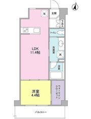 ディアレンス高島台の間取り画像