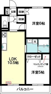 FLAT4の間取り画像