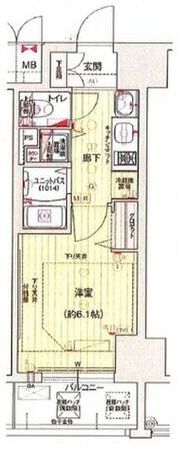 プレサンス堺筋本町フィリアの間取り画像
