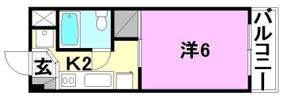 二宮マンションの間取り画像