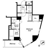 セントラルクリブ六本木Ⅰの間取り画像