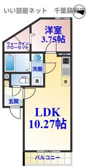 G-PRIME 蘇我の間取り画像