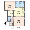 カトレアハイツⅡ D棟の間取り画像
