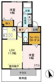 ヴィラ・メルベーユ Ⅰの間取り画像