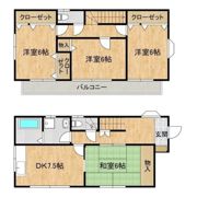 狸穴I邸の間取り画像