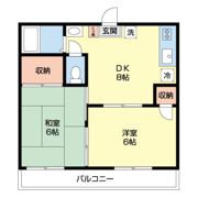 エスポワールハイツの間取り画像