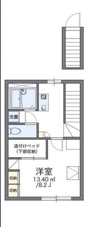 レオパレスリベインの間取り画像