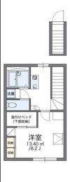 レオパレスリベインの間取り画像