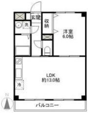 カーサUMの間取り画像