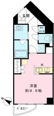 TK田園調布レディースフラッツの間取り画像