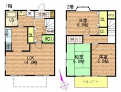 テラス上八木の間取り画像