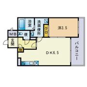 ラフィネス薬院ウエストタワーの間取り画像