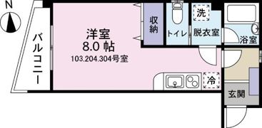 ジュネス亀戸Ⅱの間取り画像