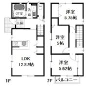 ベルホワイト藤戸 Aの間取り画像
