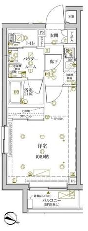 クレイシアIDZ学芸大学の間取り画像