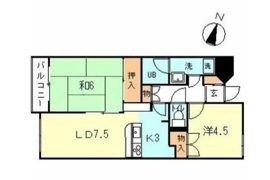 パティオKの間取り画像