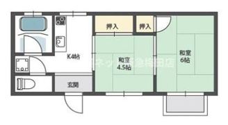 Kハイツの間取り画像