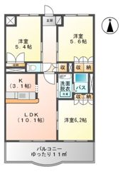 クリアフォレストの間取り画像