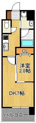 コンダクトレジデンス折尾の間取り画像